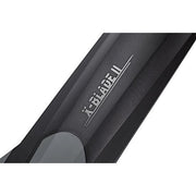 Zwart SKS X-Blade II achterspatbord van PVC met quick-release en diefstalbeveiliging, geschikt voor fiets.