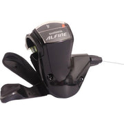 Shimano Alfine SL-S7000-8 schakelversteller rechts, zwart, voor 8-speed fiets, close-up van de shifterknop