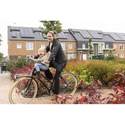 Steco voetsteun voor framebuis, mat zwart, stevige voetrusten voor fietsframe, zichtbaar op de afbeelding