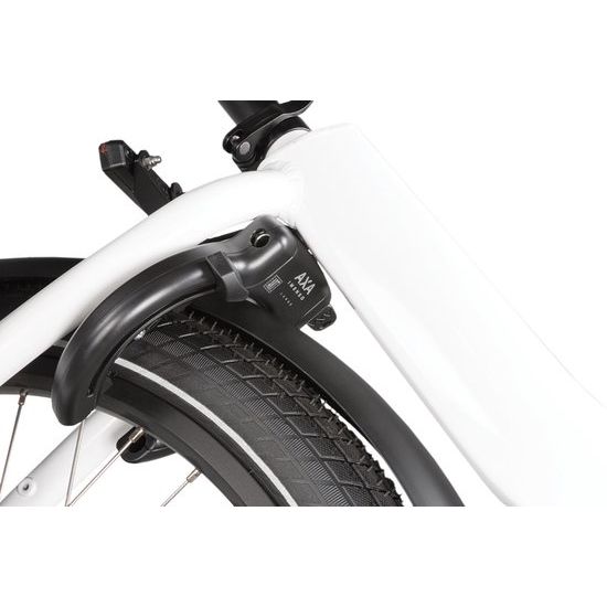 Axa Imenso large ringslot voor extra fietsbeveiliging, zwart metalen slot met stevige ketting en sleutelbediening.