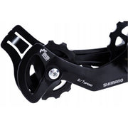 Shimano Tourney TY300 achterderailleur voor 6/7-speed fietsen, zwart met haak (B-type), zichtbaar op de afbeelding
