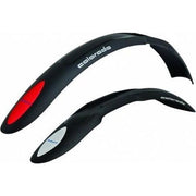 Polisport Colorado 26" spatbordenset met verstelbare L-beugel, zwart, voor mountainbikes en off-road fietsen
