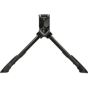 Zwarte Ursus Jumbo 80 middenstandaard voor 26-inch fietsen, aluminium tweepoot standaard, stabiele ondersteuning