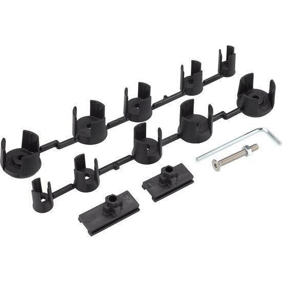 Zwart SKS Shockblade II voorspatbord voor 26/27,5 inch fietsen, gemaakt van PVC, geschikt voor vochtige omstandigheden