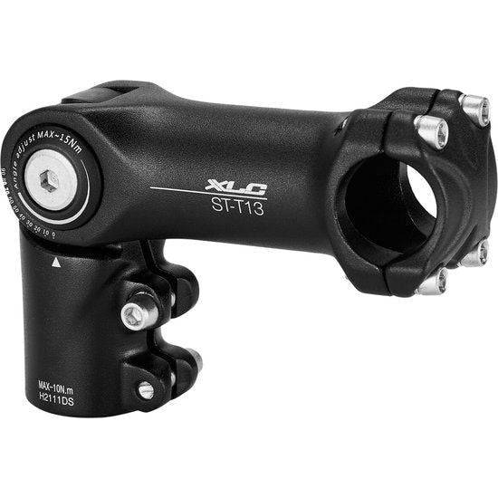 Zwarte XLC stuurpen Comp Up St-T13Ahead Alm, verstelbaar, 25,4 mm diameter, voor fietsstuur, 11/8" Ø.