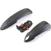 Polisport Cross Country Evo voorspatbord zwart voor 26, 27,5 en 29 inch mountainbikes, snelspansysteem voor eenvoudige montage