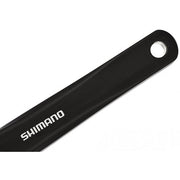 Shimano Sora FC-RS345 racefiets crankstel 50-34T 2x9 octalink zwart, close-up van de crankarmen en kettingbladen