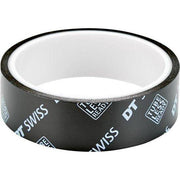 Zwarte DT Swiss tubeless velglint tape van 10 meter, geschikt voor het afdichten van velgen bij tubeless banden.