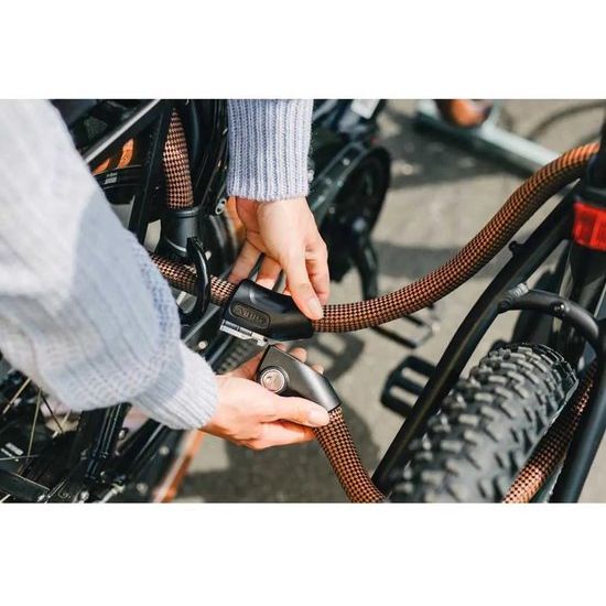 Abus Infinity Loop 1806 kettingslot van 140 cm lang en 6 mm dik met stevige metalen schakels voor beveiliging