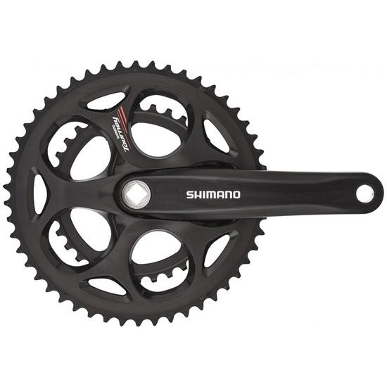 Shimano Tourney FC-A070 trekking crankstel 50-34T, 170 mm, vierkante as, geschikt voor fietsen