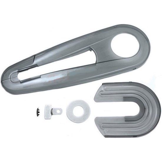 Axa Slicer Kettingscherm 26" Polycarbonaat (Dark Smoke)
