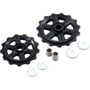 Shimano RD-M310/CT95 derailleurwieltjes set met 13T en 15T voor 8-speed derailleur, zichtbaar op de afbeelding.