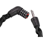 Abus Steel-O-Chain kettingslot 5805C met cijferslot, 110 cm lang, stevige stalen ketting voor fietsbeveiliging