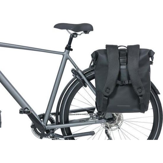 Basil Soho Nordlicht fietsrugzak 17 liter waterdicht met verstelbare schouderbanden en reflecterende details voor veilig fietsen