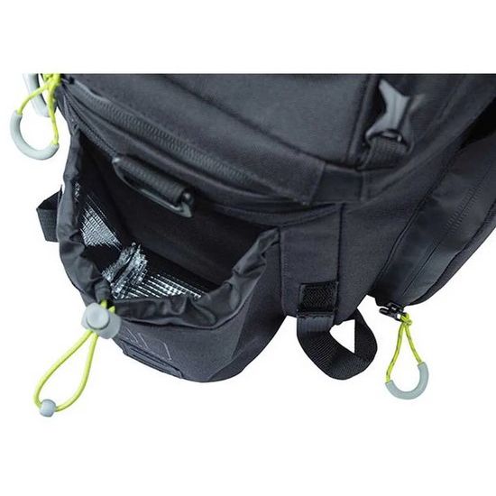 Basil Miles XL Pro bagagedragertas, waterdicht, geschikt voor 9-36 liter, met stevige handvatten en reflecterende details