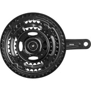 Shimano Altus trekking crankset FC-CM311 zwart met 48/38/28T kettingwiel en kettingbeschermer, geschikt voor 7/8 snelheid