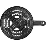 Shimano FC-TY501 trekking crankstel met 48-38-28 tanden, kettingbeschermer, geschikt voor 6/7/8-speed fietsen.