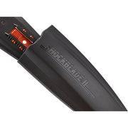 Zwart SKS Shockblade II voorspatbord voor 26/27,5 inch fietsen, gemaakt van PVC, bevestigd en klaar voor gebruik