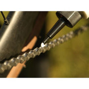 Airolube Chainwax kettingwax, biologisch afbreekbaar smeermiddel voor fietsen en kettingen, in een fles met gele dop.