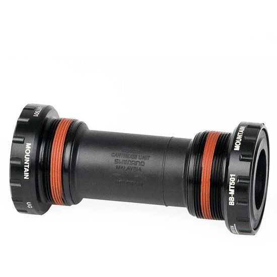 Shimano Deore M5100 BSA trapas voor fiets, 68/73 mm, Hollowtech II, geschikt voor MTB en racefietsen.