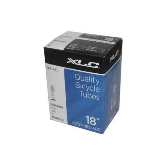 XLC binnenband 18x1.75-2.125 inch met 35mm ventiel, geschikt voor fietsbanden, zichtbaar in de afbeelding