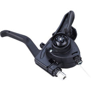 Shimano Tourney ST-TX800 3-speed shiftherstel met remhendels, zwart, 2-vingers, geschikt voor mountainbikes en stadsfietsen