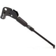 Zwarte XLC standaard voor 26/28 inch voorvork, geschikt voor racefietsen en mountainbikes, bevestigingsmateriaal zichtbaar