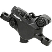Shimano Deore BR-MT500 hydraulische schijfremklauw met 2 zuigers voor mountainbikes, post mount montage, zwart en robuust design