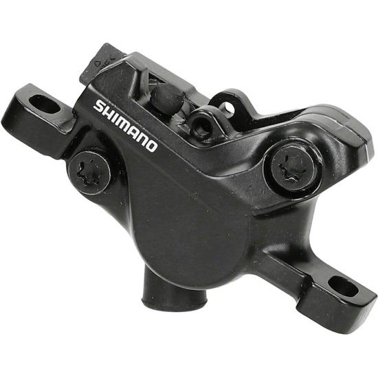 Shimano remklauw BR-MT500 met post mount en B01S resin remblokken, zwart, voor mountainbikes of mountainbike.