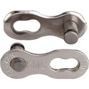 KMC X8 8-speed ketting in zilver/grijs, 1/2" x 3/32" met 114 schakels voor fiets