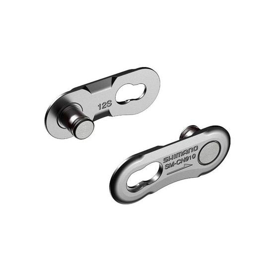 Shimano 12-speed ketting CN-M9100 HG met Quick Link, geschikt voor high-performance mountainbikes en racefietsen.