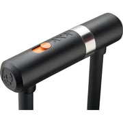 Zwarte Axa Newton Mini Beugelslot en kabel, U-slot beveiligingsslot voor fiets, compacte en stevige sluiting