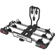 Pro-User Diamant FG3 fietsendrager voor 3 fietsen, vouwbaar, geschikt voor trekhaak, stevige en praktische fietsendrager.