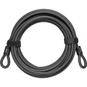 Axa dubbele lus slotkabel van 10 meter met diameter van 10 mm voor beveiliging en afsluiting van accessoires.