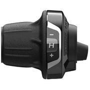Shimano Revo SL-RV400 3x7 versnellingen shifters voor fiets, zwart met bedieningsknoppen en kabelverbindingen