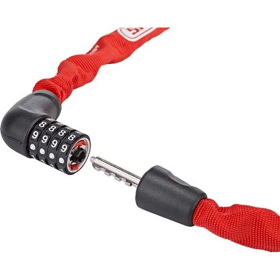 Abus Steel-O-Chain 5805C kettingslot, 75 cm lang met 5 mm dikte, voorzien van code voor veilig gebruik.