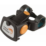 Nieuwe Looxs oversized manddrager met turnlock systeem voor Ø31,8 mm fietsmanden en accessoires, zichtbaar in de afbeelding.