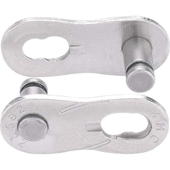 KMC Z1EHX 3/32 inch smalle missinglink kettingschakel met EPT-kaart, 2 stuks voor fietsreparatie of onderhoud