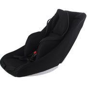 Kinderzitje voor bakfiets Melia Mplus 4S Plus, zwart, geschikt voor baby's van 0 tot 9 maanden, bevestigt op bakfiets of fietskar.
