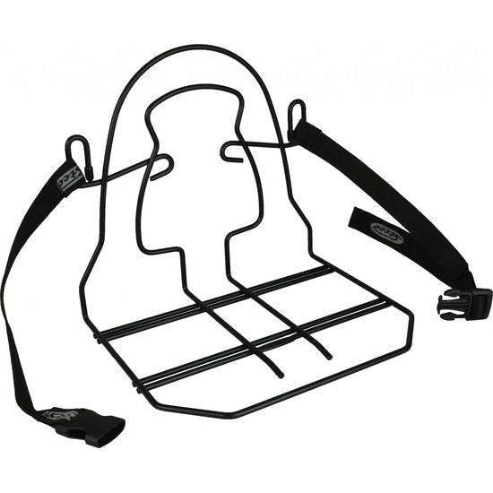 Steco Monkey-Mee bagagedragerverbreder met aansnoerbare spanband, 31 cm breed, voor stabiliteit en extra draagkracht.