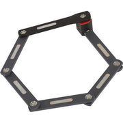 Abus Bordo Ugrip 5700 vouwslot, 80 cm lang, stevig fietsslot met comfortabele grip en slotmechanisme.