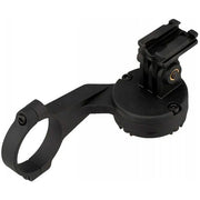 Cateye Out Front Of200 stuurhouder voor fiets, compatibel met Ø31,8 mm stuur, zwart kunststof, bevestiging voor fietsaccessoire