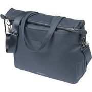 Basil Manhattan Commuter fietstassen enkel, waterdichte bagagezak voor fiets, 12 liter, in zwart met reflectie details