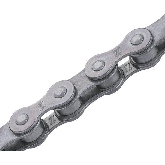 KMC Z1 Wide EPT enkelspands ketting met 128 schakels, geschikt voor fietssinglespeed, zichtbaar in de afbeelding