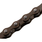 KMC Z1 Wide enkele snelheid ketting in bruin, 1/2" x 1/8", 112 schakels, geschikt voor fietsen