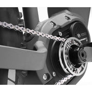 Donkere zilveren KMC E1 EPT 1/2" X 3/32" ketting met 130 schakels voor single speed fietsen