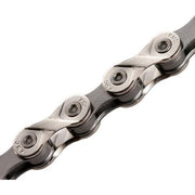 KMC X8 8-speed ketting in zilver/grijs met 114 schakels, geschikt voor fiets met 1/2" x 3/32" ketting.