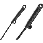Zwarte SKS Bluemels Basic spatbordenset voor 24-inch fietsen, beschermt tegen modder en water tijdens het rijden.