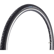 Schwalbe Marathon Mondial R-Guard stadsfiets buitenband 28x1.40 zwart met reflectie, geschikt voor stadsfietsen.
