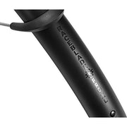 Zwarte SKS Raceblade Pro XL spatbordenset voor 28-inch fiets, PVC materiaal, 32 mm breed, beschermt tegen modder en water